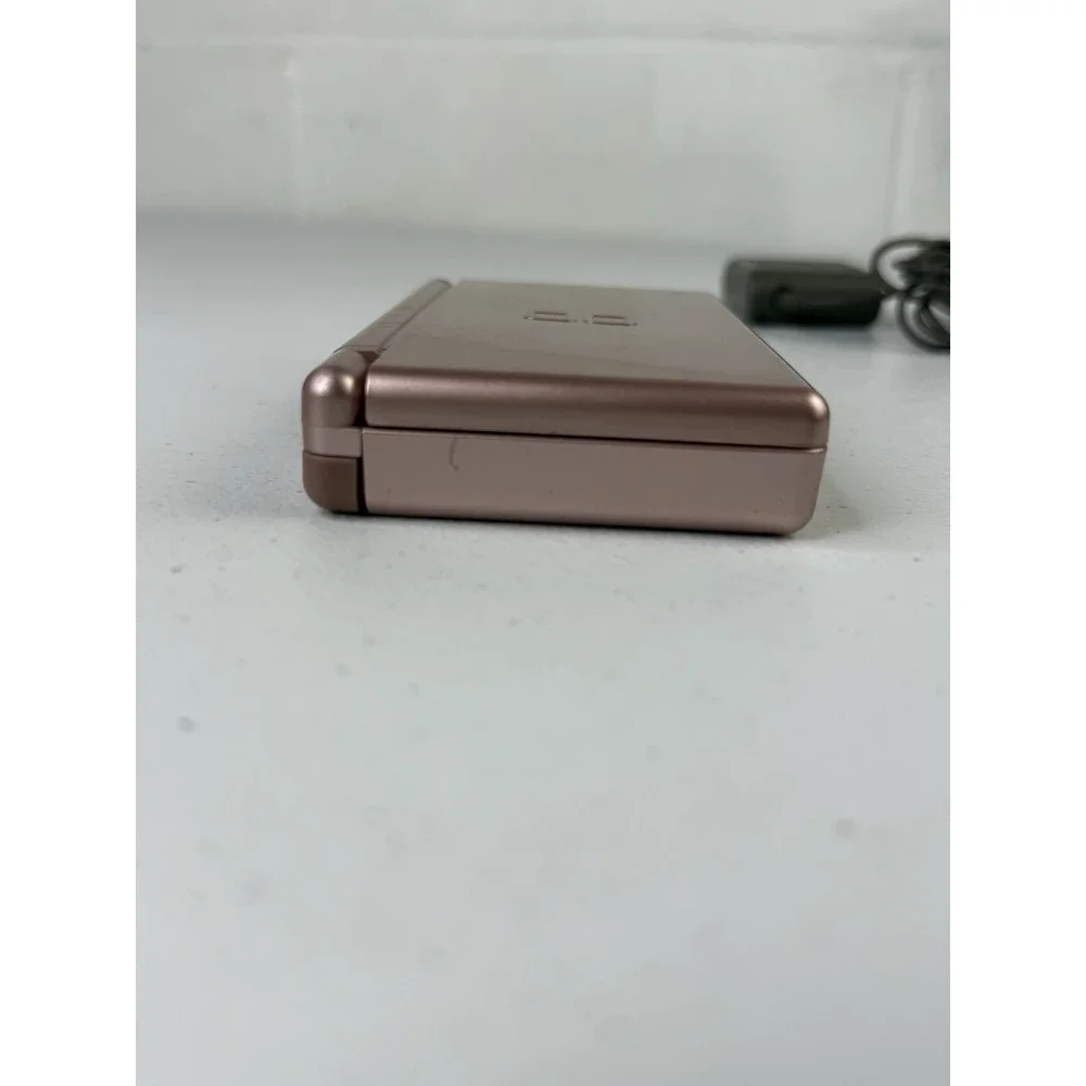 Nintendo DS Lite Metallic Rose Bundle - Games + Charger